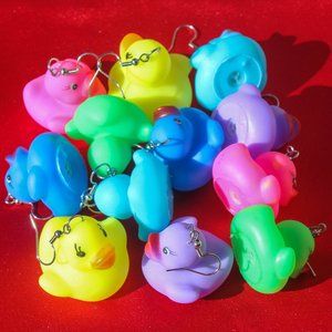 Rubber Duck Earrings